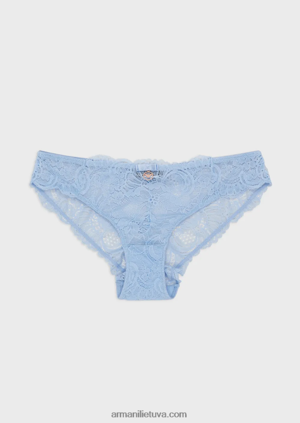 moterysArmani amžinos nėrinių perdirbtos nėriniuotos kelnaitės 02482X155