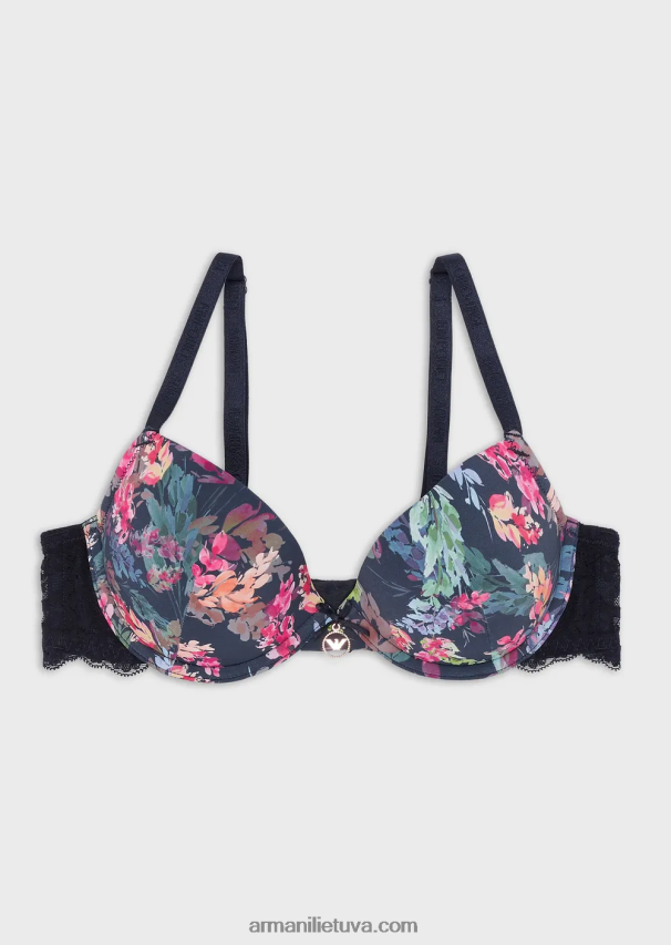 moterys modelis Armani daily charme perdirbto mikropluošto push-up liemenėlė 02482X167