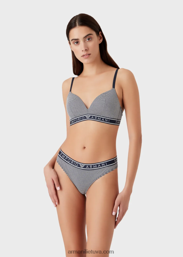 moterys modelis Armani dvi pakuotės spausdintų braziliškų kelnaičių 02482X133