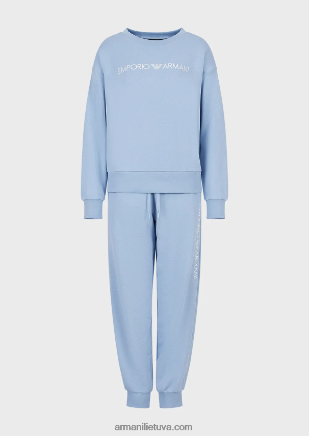 moterys žydros spalvos Armani ikoniškas poilsio kostiumas 02482X170