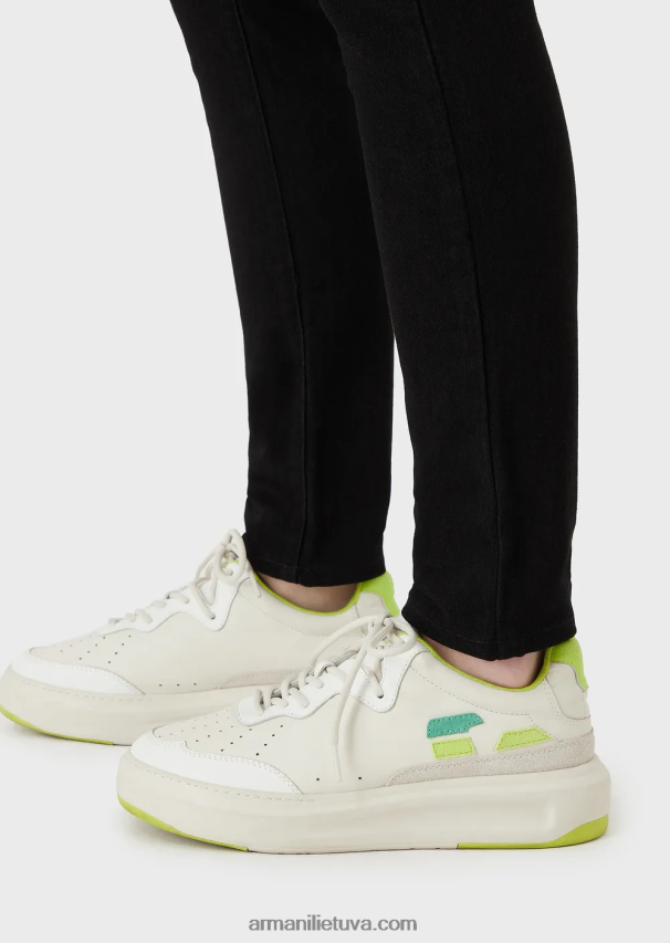 moterys juodas Armani j20 itin siauri džinsai aukštu liemeniu iš nusausinto komfortiško džinso 02482X2766