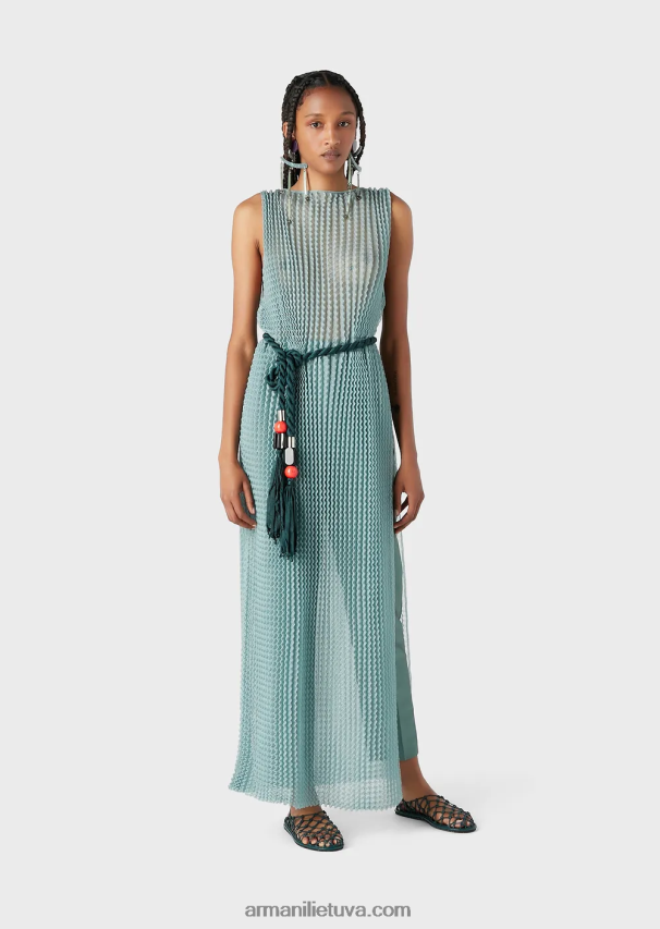 moterysArmani 7/8 kelnės aukštu juosmeniu su raukšlėmis, derintos Šantungo ir šilko 02482X318