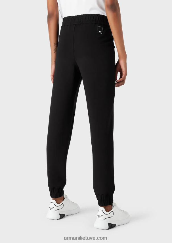 moterys juodas Armani Kelionių reikmenys dvigubo trikotažo bėgikams 02482X277