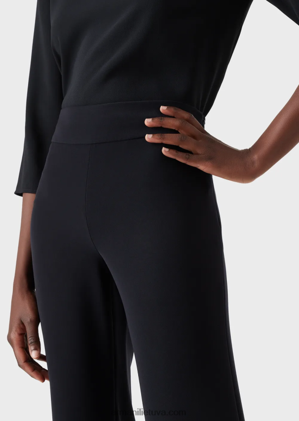 moterys mėlyna Armani techno cady palazzo kelnės 02482X304