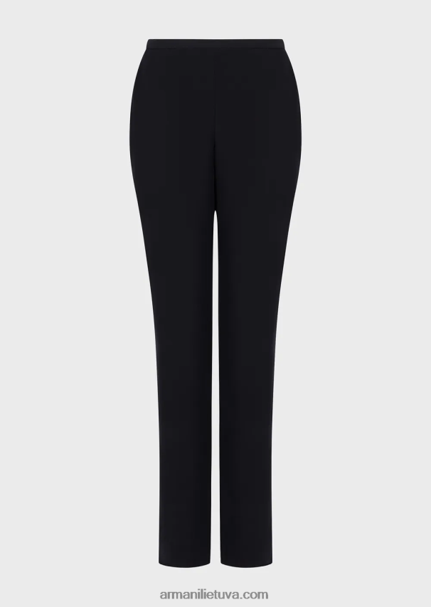 moterys tamsiai mėlyna Armani technikos-cady cigareciu kelnes 02482X307