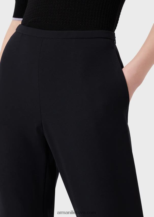 moterys tamsiai mėlyna Armani technikos-cady cigareciu kelnes 02482X307