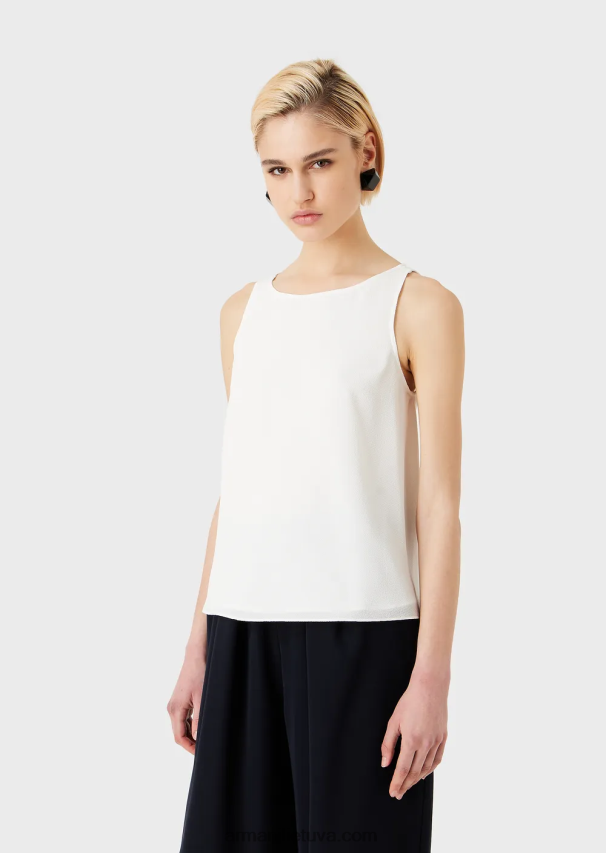 moterys rožinis Armani platėjanti viršutinė dalis su granito audinio galinėmis plokštėmis 02482X345