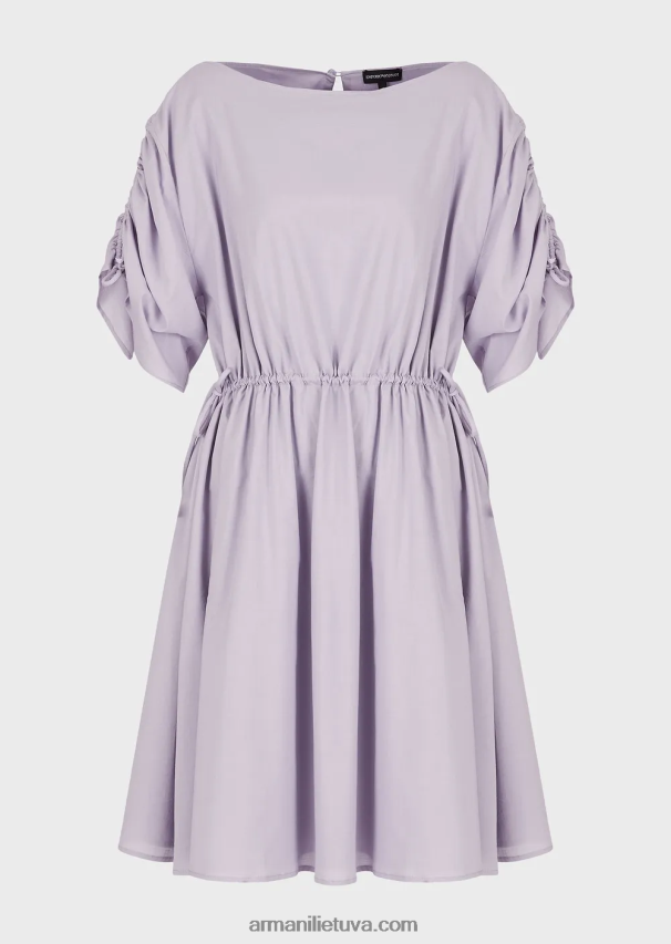 moterys lilla Armani Suknelė su kakleliu su raišteliu 02482X90
