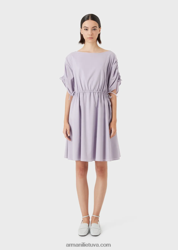 moterys lilla Armani Suknelė su kakleliu su raišteliu 02482X90