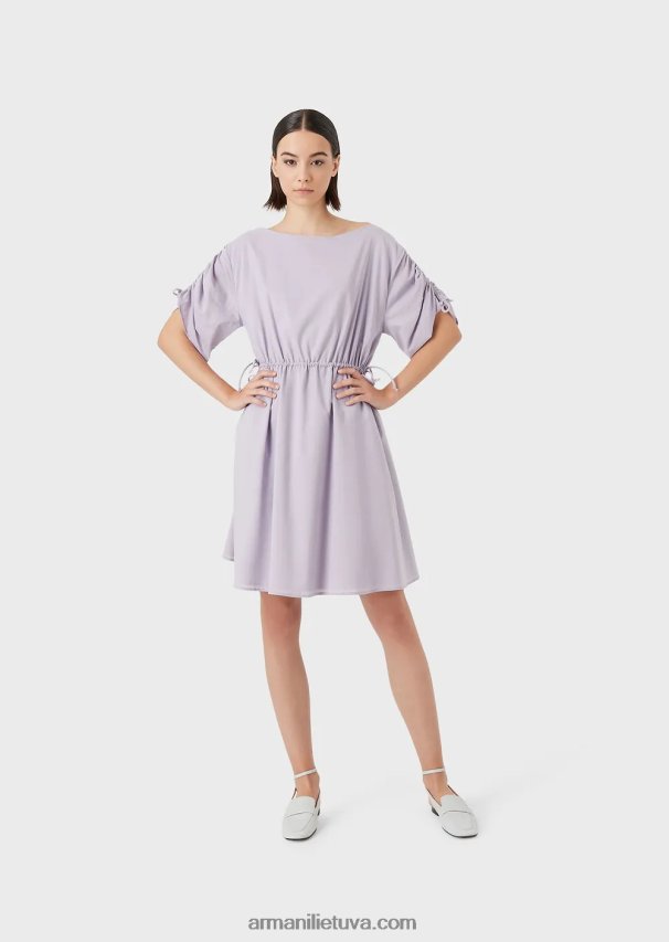 moterys lilla Armani Suknelė su kakleliu su raišteliu 02482X90