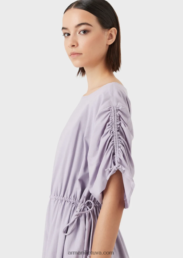 moterys lilla Armani Suknelė su kakleliu su raišteliu 02482X90