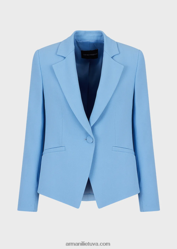 moterysArmani cady krepinė striukė su atlapais 02482X40