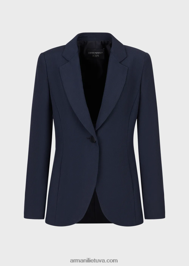 moterysArmani froisse viskozės atvartas su skeltukais 02482X63