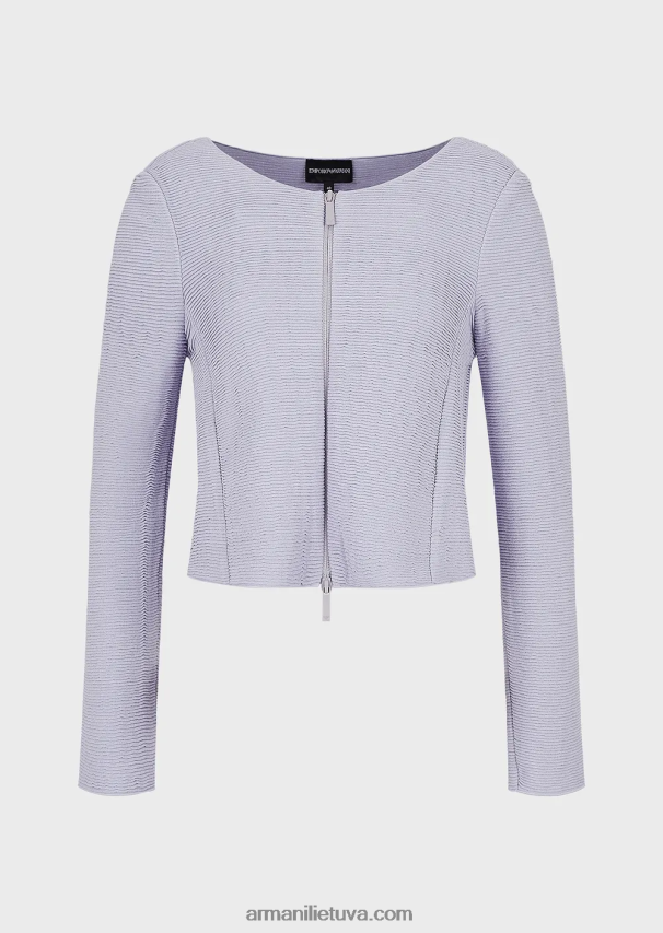 moterys lilla Armani Barre-jersey bolero su užtrauktuku 02482X53