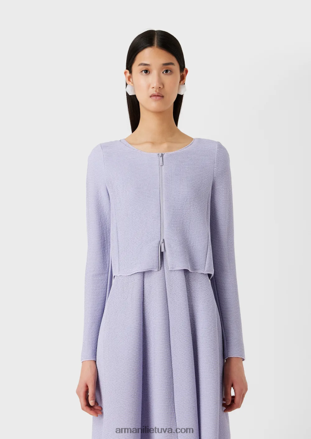 moterys lilla Armani Barre-jersey bolero su užtrauktuku 02482X53