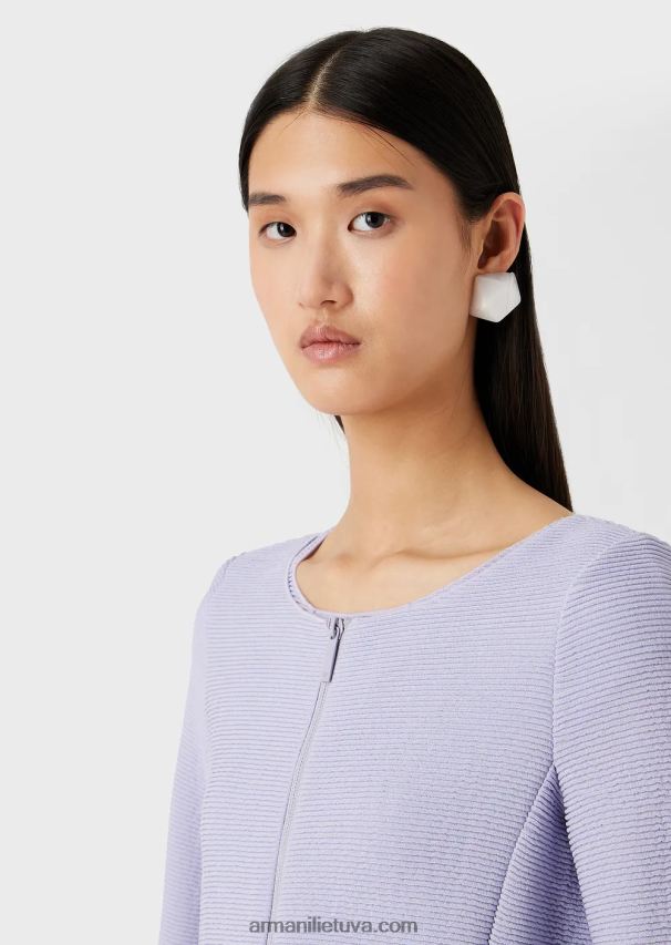 moterys lilla Armani Barre-jersey bolero su užtrauktuku 02482X53