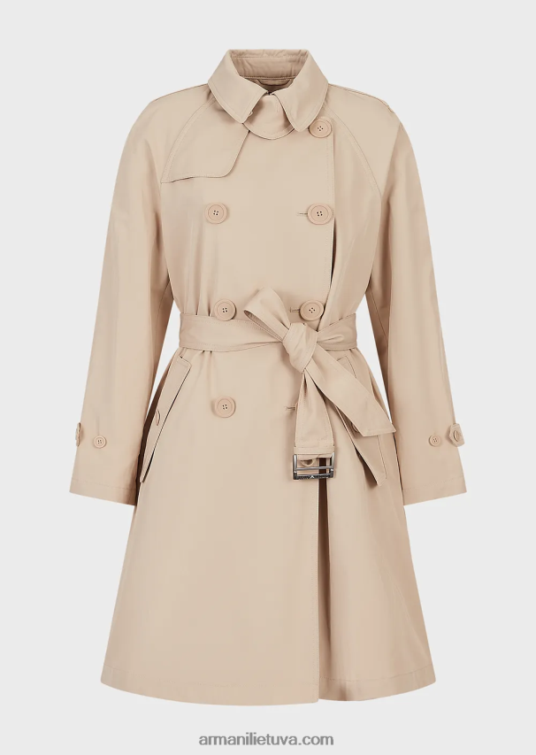 moterysArmani dvieilis įdubimas iš vandeniui atsparaus gabardino 02482X254