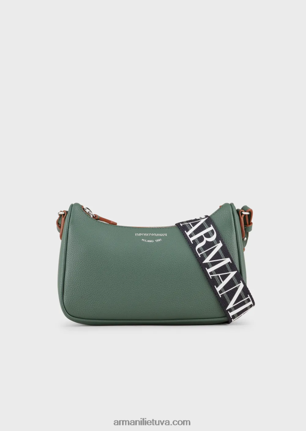 moterys žalias Armani Baguette maišelis su elnio raštu 02482X593