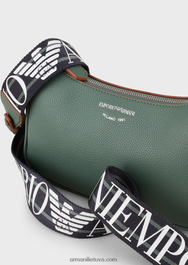 moterys žalias Armani Baguette maišelis su elnio raštu 02482X593