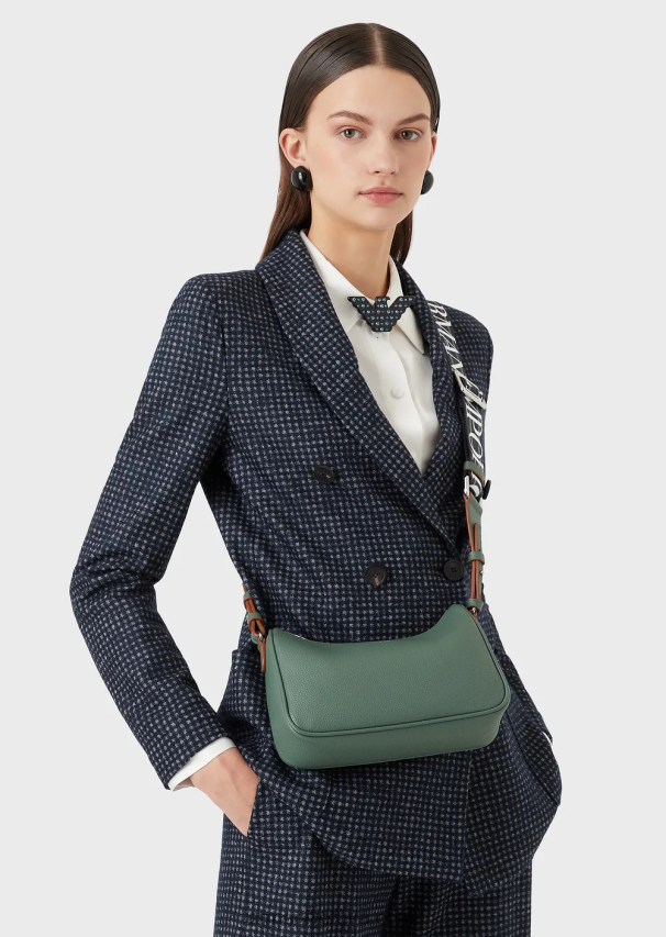 moterys žalias Armani Baguette maišelis su elnio raštu 02482X593