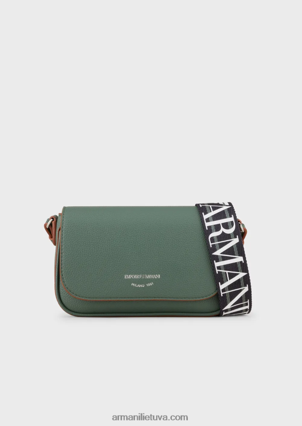 moterys žalias Armani elnio atspaudų mini krepšys 02482X578