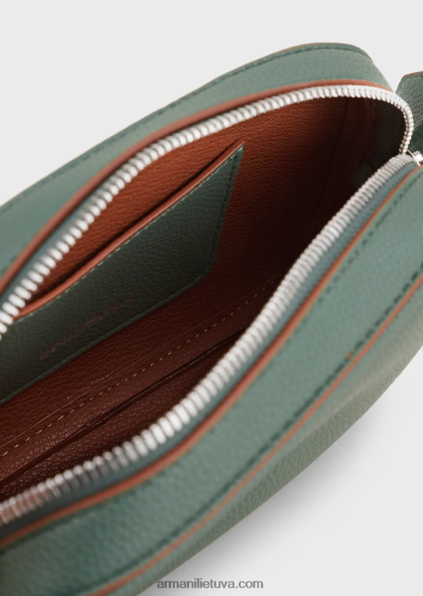 moterys žalias Armani elnio atspaudo fotoaparato dėklas su peties dirželiu 02482X584