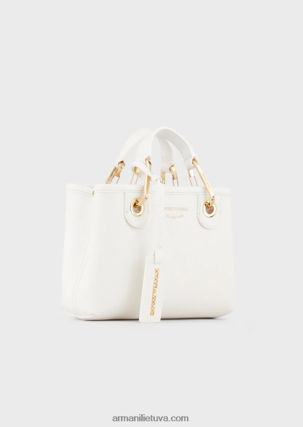 moterys baltas Armani elnio atspaudo myea mini krepšys 02482X607
