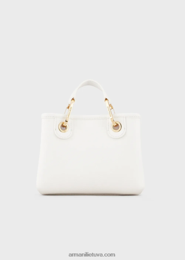 moterys baltas Armani elnio atspaudo myea mini krepšys 02482X607