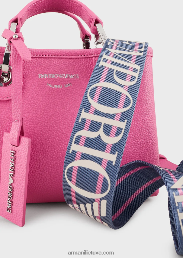 moterys fuksija Armani elnio atspaudo myea mini krepšys 02482X602