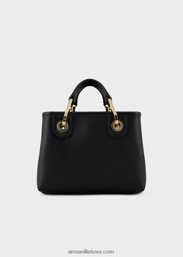 moterys giliai juoda Armani elnio atspaudo myea mini krepšys 02482X606