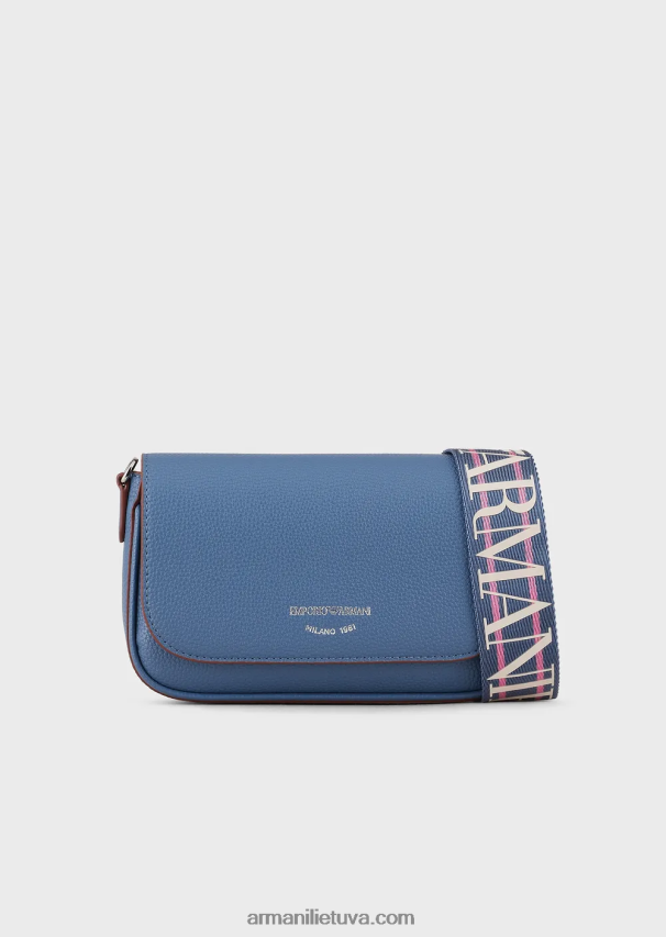 moterys mėlyna Armani elnio atspaudų mini krepšys 02482X581