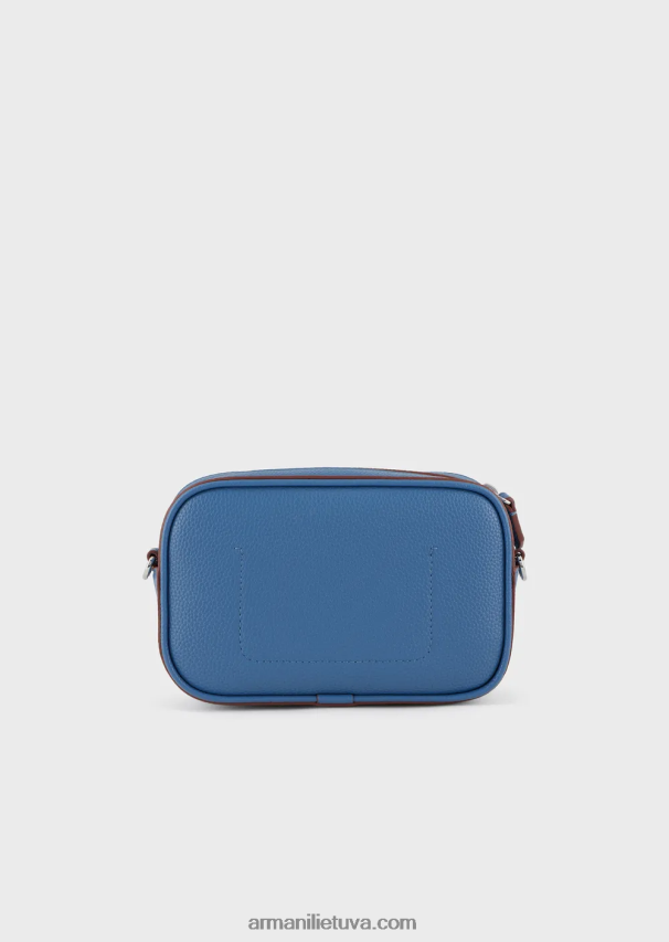 moterys mėlyna Armani elnio atspaudo fotoaparato dėklas su peties dirželiu 02482X587
