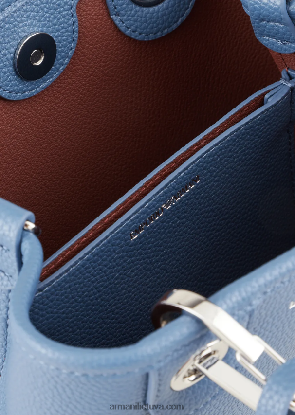 moterys mėlyna Armani elnio atspaudo myea mini krepšys 02482X604