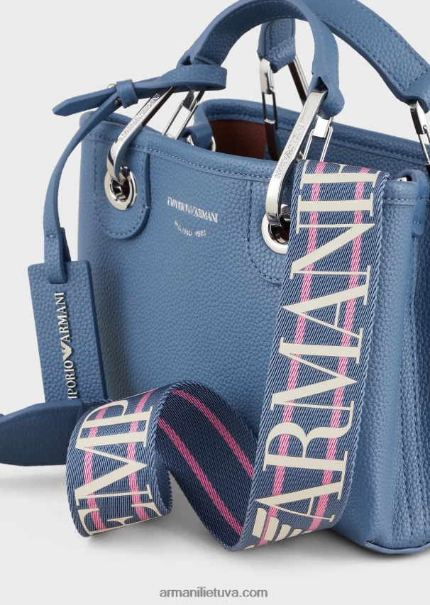 moterys mėlyna Armani elnio atspaudo myea mini krepšys 02482X604