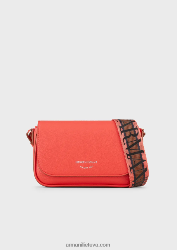 moterys oranžinė Armani elnio atspaudų mini krepšys 02482X577