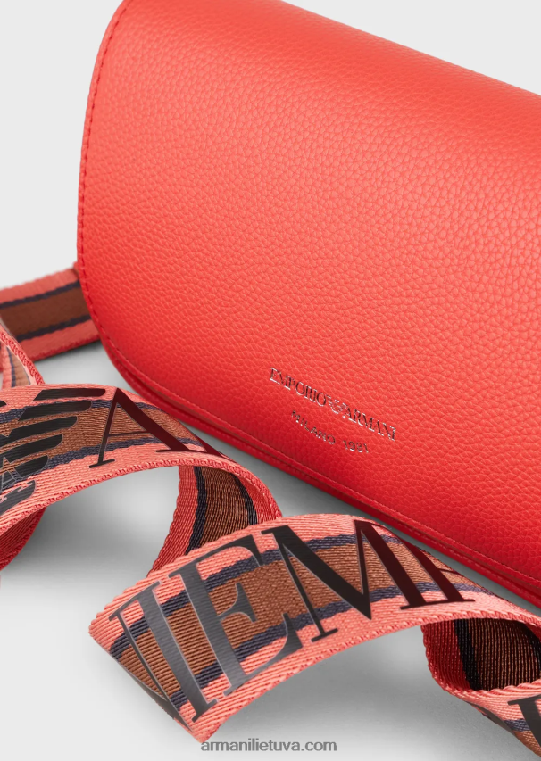 moterys oranžinė Armani elnio atspaudų mini krepšys 02482X577