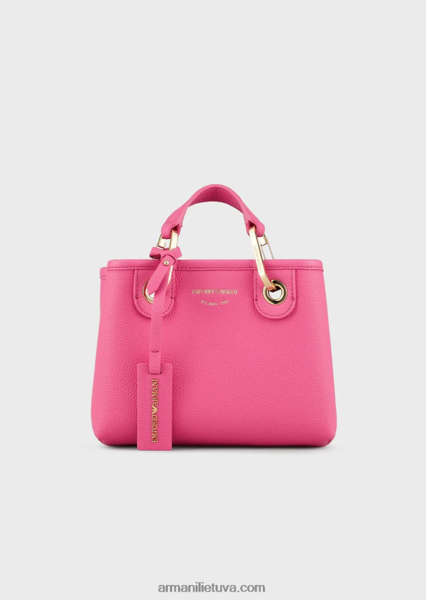 moterys rožinis Armani elnio atspaudo myea mini krepšys 02482X605