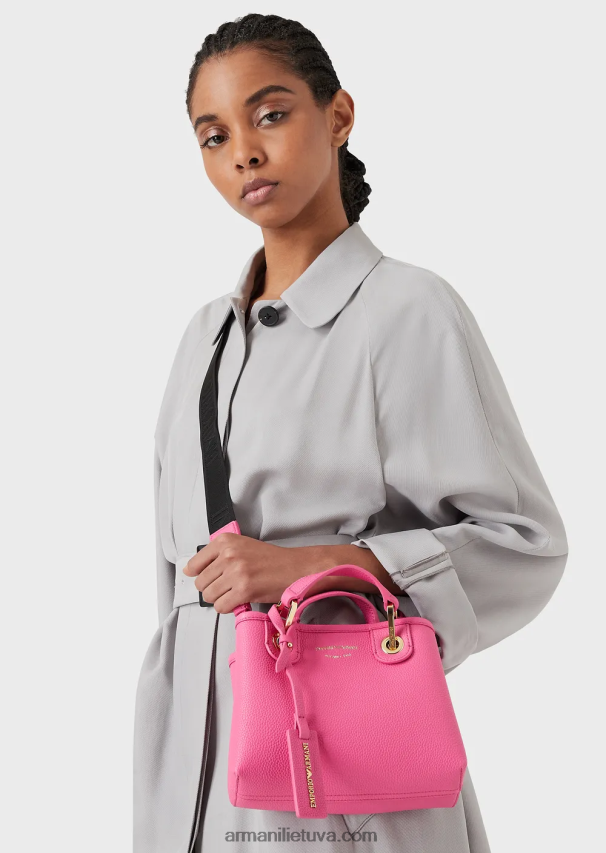 moterys rožinis Armani elnio atspaudo myea mini krepšys 02482X605