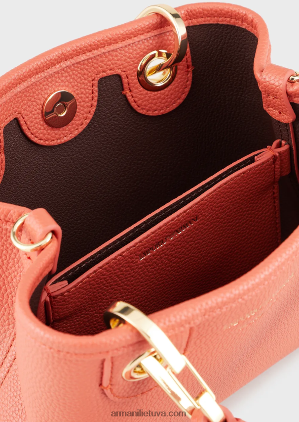 moterys rudas Armani elnio atspaudo myea mini krepšys 02482X609