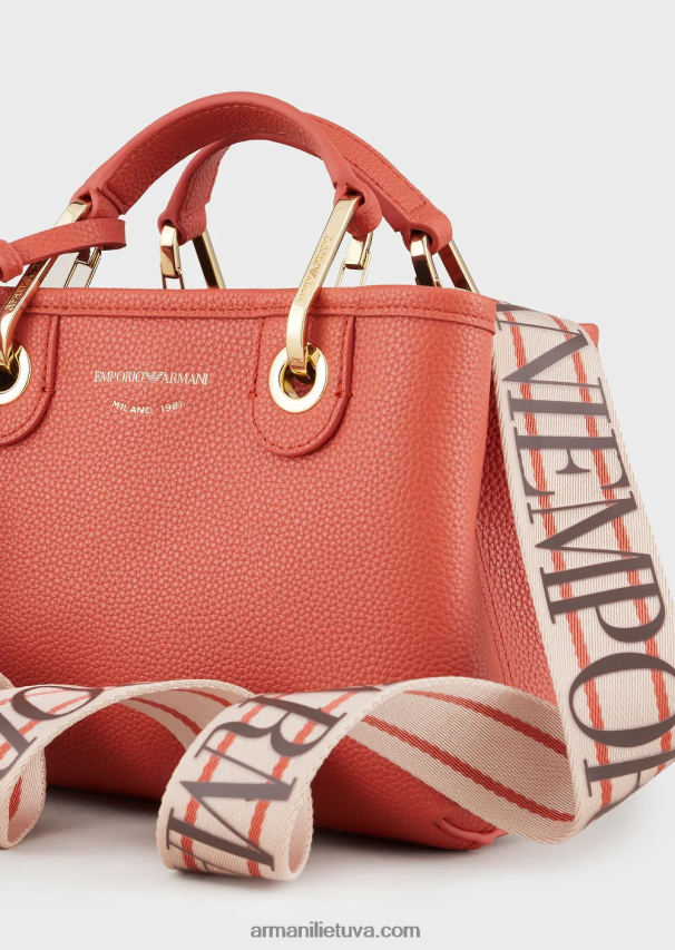 moterys rudas Armani elnio atspaudo myea mini krepšys 02482X609