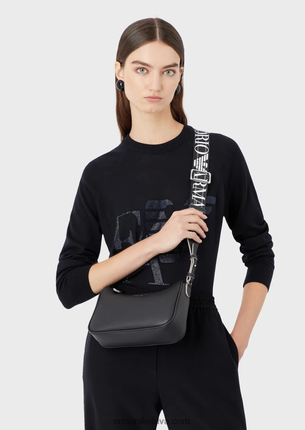 moterys tamsiai mėlyna Armani Baguette maišelis su elnio raštu 02482X594