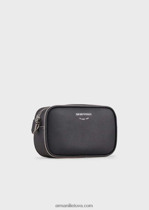 moterys tamsiai mėlyna Armani elnio atspaudo fotoaparato dėklas su peties dirželiu 02482X585