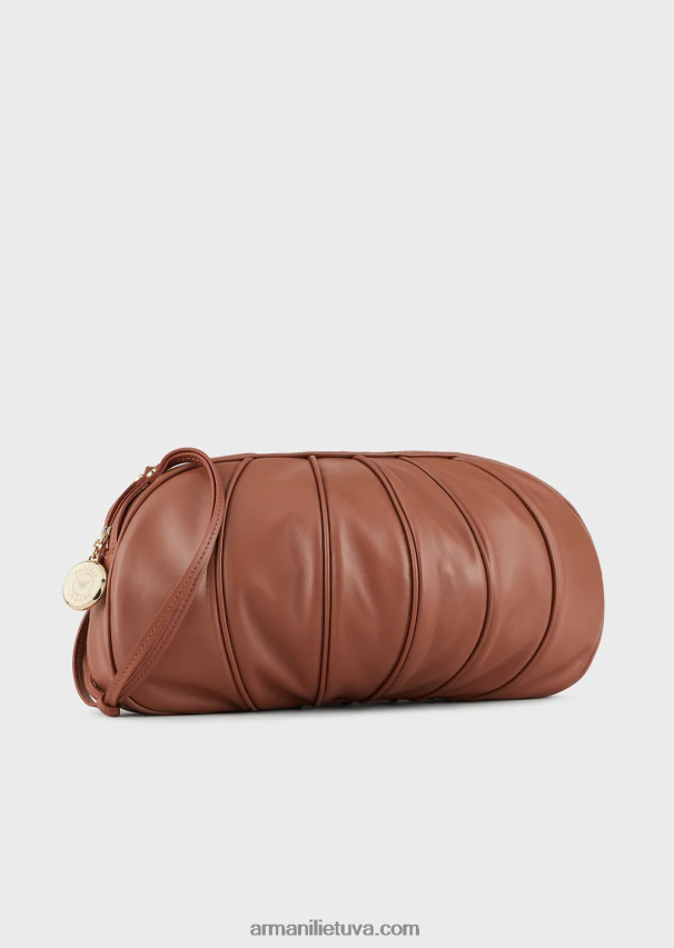 moterysArmani per didelis sankabos krepšys su nappa odos plokštėmis 02482X641