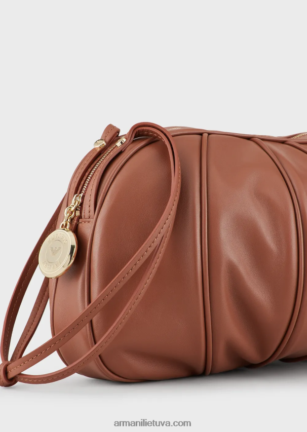 moterysArmani per didelis sankabos krepšys su nappa odos plokštėmis 02482X641