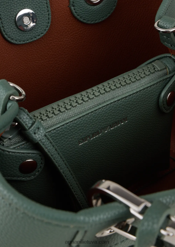 moterys žalias Armani myea maišelis mažas pirkėjo krepšys su elnio raštu 02482X661