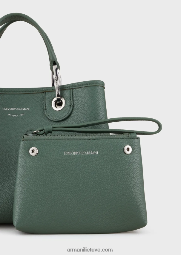 moterys žalias Armani myea maišelis mažas pirkėjo krepšys su elnio raštu 02482X661