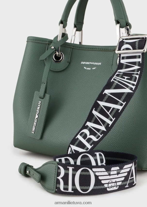 moterys žalias Armani myea maišelis mažas pirkėjo krepšys su elnio raštu 02482X661