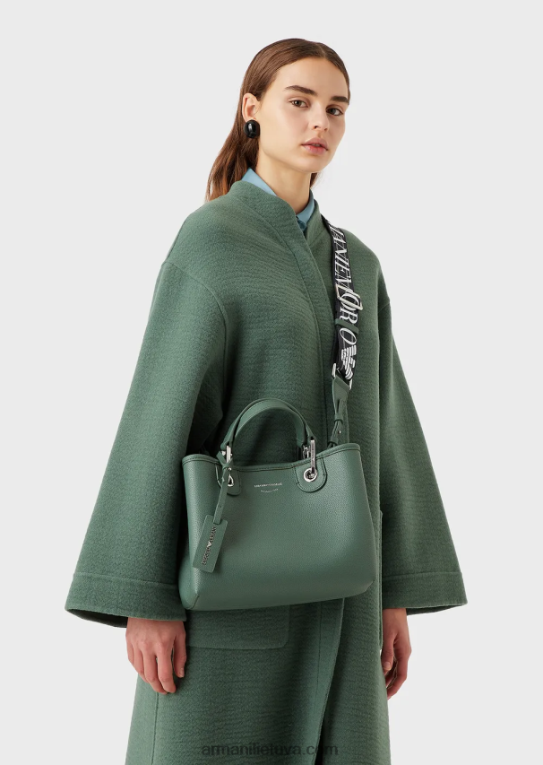 moterys žalias Armani myea maišelis mažas pirkėjo krepšys su elnio raštu 02482X661