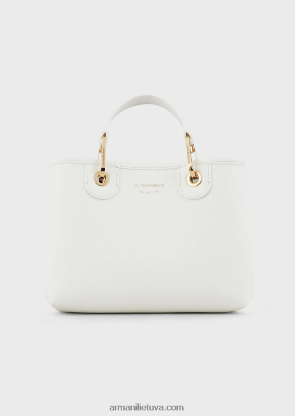moterys baltas Armani myea maišelis mažas pirkėjo krepšys su elnio raštu 02482X656