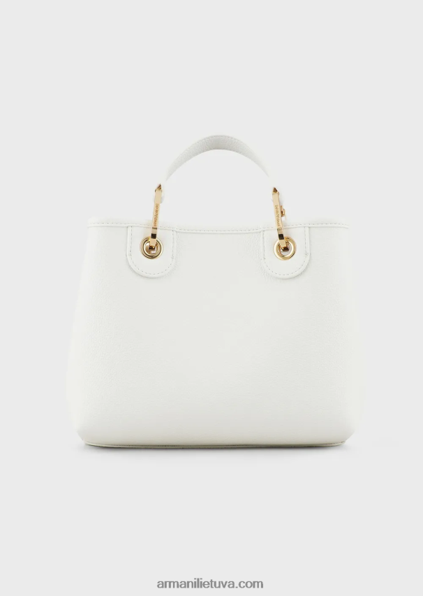 moterys baltas Armani myea maišelis mažas pirkėjo krepšys su elnio raštu 02482X656